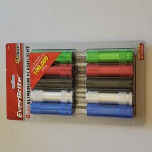 Aluminum LED Flashlights - Set of 10